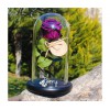 Долговечная роза в стеклянной колбе (цвета в ассортименте)